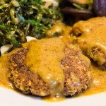 Tofupatties mit Orangen-Weißwein-Sauce