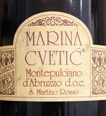 Marina Cvetic Montepulciano d Abruzzo Riserva