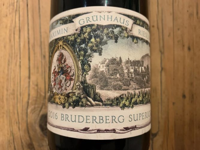 Maximin Grünhaus Riesling Bruderberg Superior