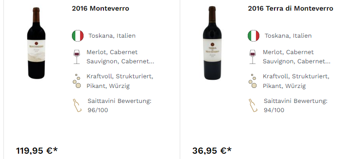monteverro wein